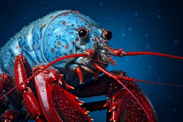Lobster animal. Dinner ocean food. Generate Ai