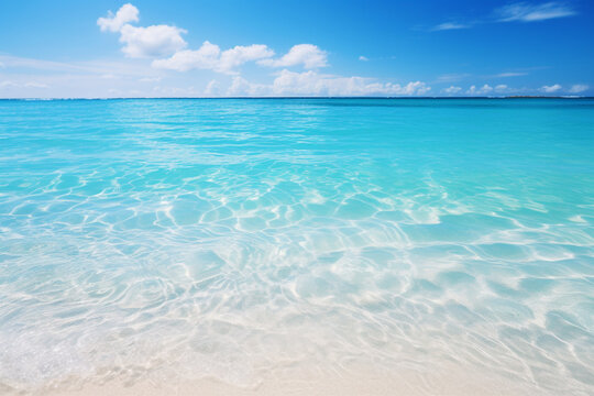 Tropical sea background material image photo
