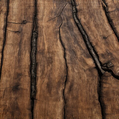 Kunst der Natur: Verflochtene &Auml;ste auf Holz - Einzigartige Textur und Muster