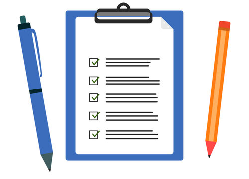 Attendance board with attendance checklist. Survey, survey, board, task list.