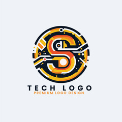 Initial Letter S Logo Design Vector Template