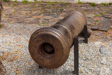 Cannons in Manoel Lobo square