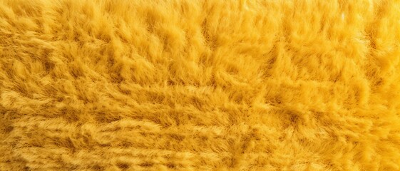 Plush carpet texture background, Close-up of yellow fur background., can be used for printed materials like brochures, flyers, business cards.	
