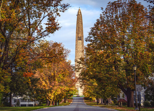 Bennington Battle Monument in Autumn