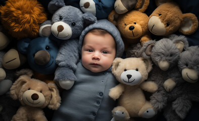 
Newborn baby ,boy,blue,baby,bear,toy