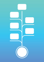 infographic template vector design.  info branch