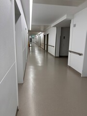 corridor in hospital, Ibbenbueren, germany, clinic