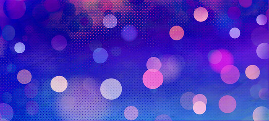 Blue bokeh background for seasonal, holidays, event celebrations and various design works