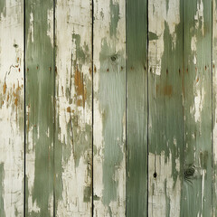 vintage grunge green white wood background created with Generative Ai