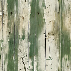 vintage grunge green white wood background created with Generative Ai
