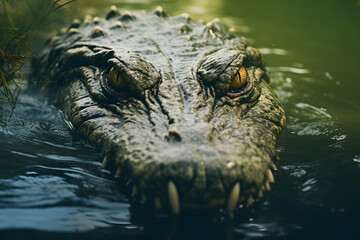 krokodile, crocodile, gator, alligator - obrazy, fototapety, plakaty