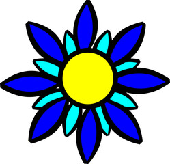 a flower icon