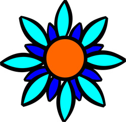 a flower icon