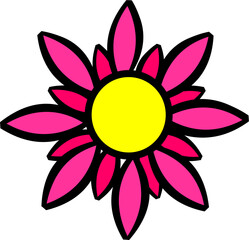 a flower icon