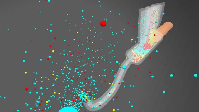 Particle simulation science - Piston motion