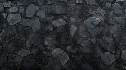Foto op Aluminium old road with stones © Georgii
