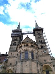 Fototapeta na wymiar Germany Bamberg prince bishop residence along Rhine river and Danube river 