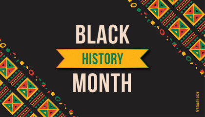 Black history month celebrate. illustration graphic Black history month