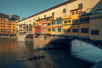 Cercles muraux Ponte Vecchio Ponte Vecchio in Florence city, Italy