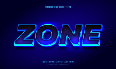 Editable text effect futuristic glowing color gradient. Text style effect. Editable fonts	