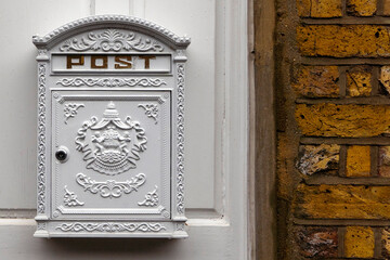 Post box, London, England