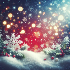 Fototapeta na wymiar Materials that give you a winter feel. Christmas-like material.　クリスマス素材。冬らしい素材。