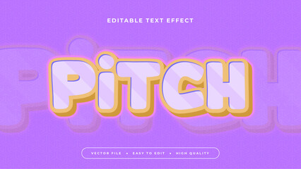 Purple brown and pink 3d editable text effect - font style