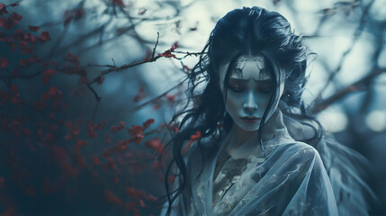 四谷怪談・皿屋敷 - image of Yotsuya Ghost Sarayashiki - No1-1 Generative AI