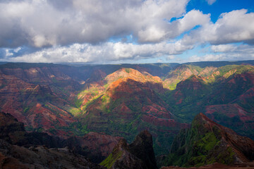 Waimea Canyon In Kauai, Hawaii USA