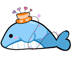 heart and whales valentines 