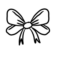 Line bow doodle