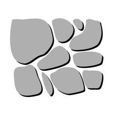 Stone path vector
