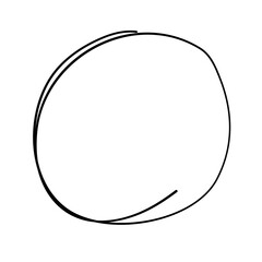 Hand drawn circle