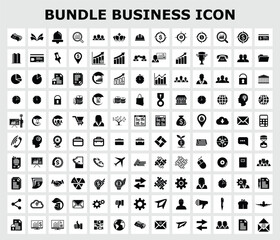 economic finance office and web business bundle icon vector design