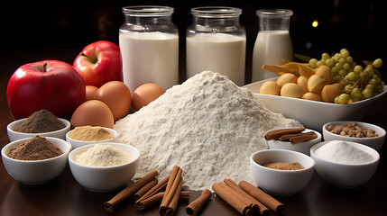 baking ingredients for baking