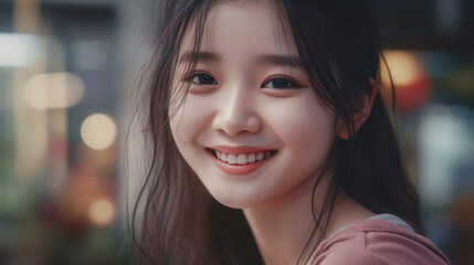 美しい女性のポートレート