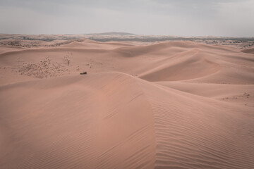 Corrosive sand in the Gobi desert in Inner Mongolia region, China