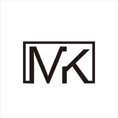 Print MK logo design for your name and product