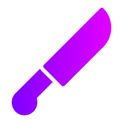 knife gradient icon