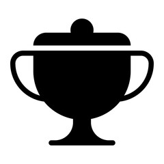sugar bowl glyph icon