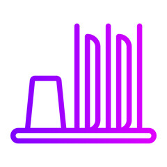 shelf gradient icon