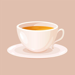 Vector cup of tea