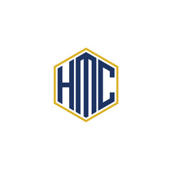 letter hmc logo design