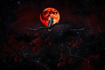halloween background with bats