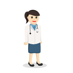 Doctor woman with a stethoscope