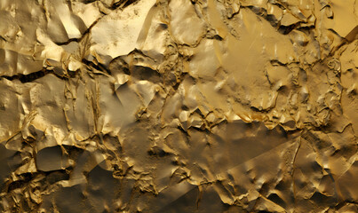 Obraz premium Plain metall gold texture eroded, Generative AI