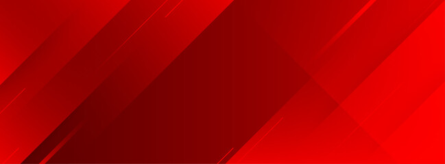 Obraz premium banner background. colorful, bright red gradation, slash, memphis