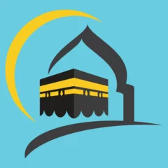 Fotobehang Khana Kaaba Vector illustration Artwork © MuhammadNouman