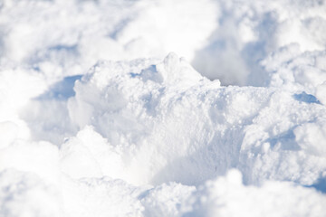 雪のクローズアップ