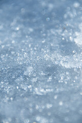 雪のクローズアップ